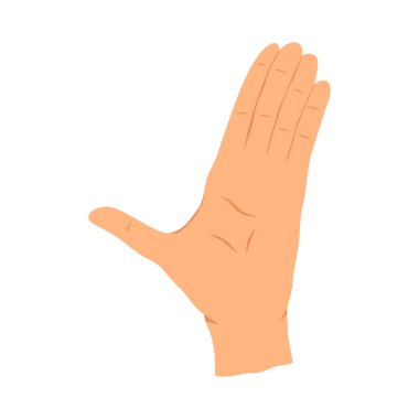 El hareketi. İletişim dili ya da işaret dili. Cadıların duygularını göstermesi ya da beyaz arka planda işaretler bırakması. Düz tasarım modern vektör kavramı