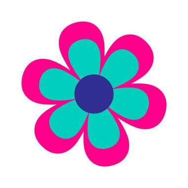 Meksika geleneksel çiçeği. Etnik nakış süslemesi. Dekoratif halk grafikleri, duvar kağıdı elementleri. Şenlikli Meksika çiçek motifi. Vektör illüstrasyonu.