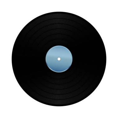 element tasarımı için siyah disk retro