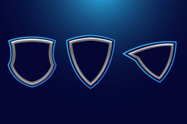 Esport ekibi için Kalkan Maskotu Amblemi