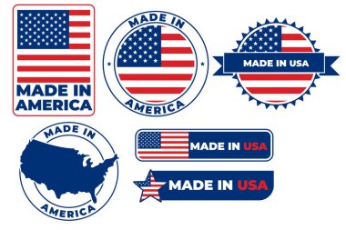 ABD 'de ulusal bayrak ile yapılan demet şablonunu ayarla