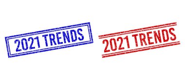 Kauçuk desenli 2021 Çift Çizgili TRENDS Mührü