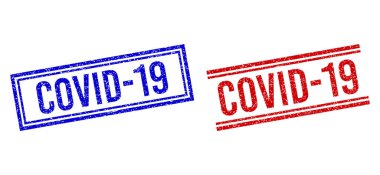 Çift Çizgili Kauçuk desenli COVID 19 Mühür