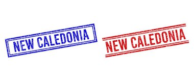 Lastik Kalıplı YENİ CALEDONIA Çift Çizgili Damgalar