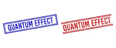 Grunge desenli KONTUM EFFECT Çift Çizgili Mühür