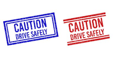 Kauçuk desenli Kauçuk Sürücü Çift Çizgili Güvenli Damgalar