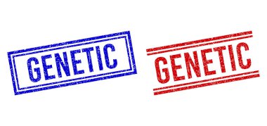 Çift Çizgili Lastik Kalıplı GENETIC Mühür