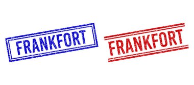 Kederli Kalıplı FRANKFORT Çift Çizgili Mühür