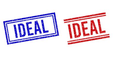 Çift Çizgili Kalıplı IDEAL Mührü