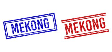 Çift Çizgili Tehlike Kalıplı MEKONG Mührü