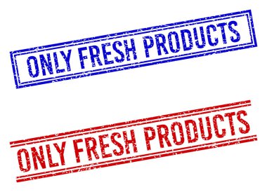 Grunge Sadece FRESH Ürünleri Çift Çizgili Mühürle