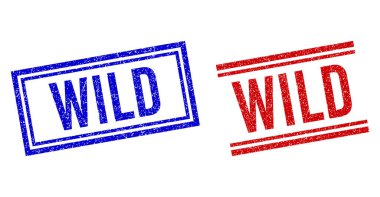 Kederli Yaban Dokuları Çift Çizgili Damga Mührü