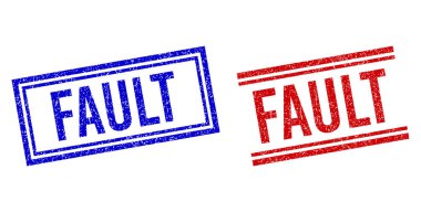 Çizilmiş Kalıplı Hatalı Mühürlü Çift Çizgili Mühür