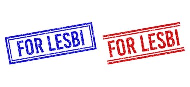 Çift Çizgili LESBI Mührü için çizilmiş