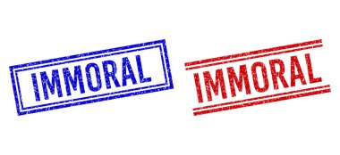 Çift Çizgili Tehlike Dokulu Ahlaksız Damgalar