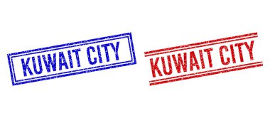 KUWAIT KUWAIT Şehir Mührü Çift Çizgili