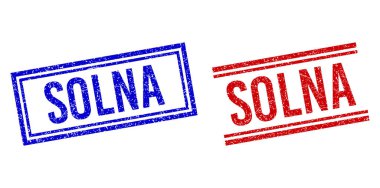 Çift Çizgili Lastik desenli SOLNA Damgaları