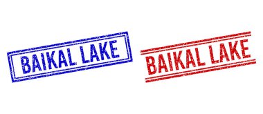 Kederli Kalıplı BAIKAL Çift Çizgili Göl Damgaları