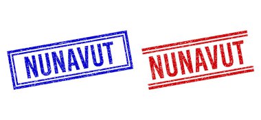 Çift Çizgili Kauçuk desenli NUNAVUT Damgaları