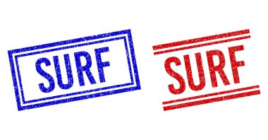 Çift Çizgili Tehlike Dokulu SURF Damgaları