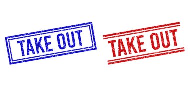 Kauçuk desenli Çift Çizgili Çıkartma Mührü