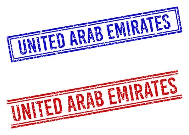 Grunge Yapılandırılmış ARAB İkili Çizgilerle Mühürlendi