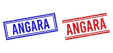 Çift Çizgili Lastik desenli ANGARA Damga Mührü