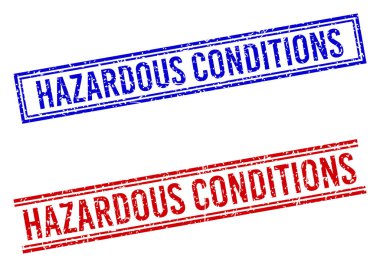 Kederli Kalıplı HAZARDOUS KONUŞUYOR Çift Çizgili Mühürler