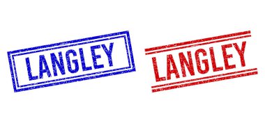 Çift Çizgili Lastik desenli LANGLEY Mührü