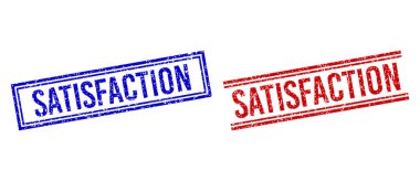 Çift Çizgili Tehlike SATISFACTION Mührü