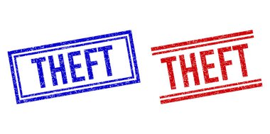 Çift Çizgili Kauçuk Kalıplı TheFT Mührü