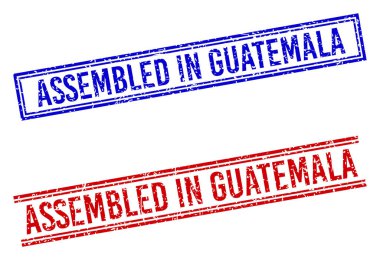 Kauçuk desenli GATEMALA Damgalı Çift Çizgili