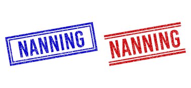 Lastik desenli NANNING Çift Çizgili Mühür