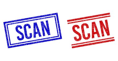 Çizilmiş Kalıplı Tarama Damgaları Çift Çizgili