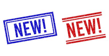 Çift Çizgili Lastik desenli YENİ ünlem mührü