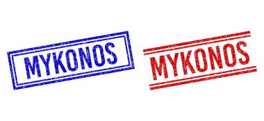 Çift Çizgili Tehlike Kalıplı MYKONOS Mührü