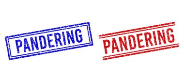 Kauçuk desenli PANDERING Çift Çizgili Mühür