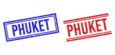 Çizilmiş Kalıplı PHUKET Çift Çizgili Mühür