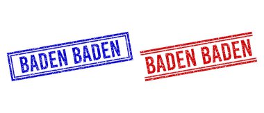 Kederli Kalıplı Baden Damga Mührü Çift Çizgili