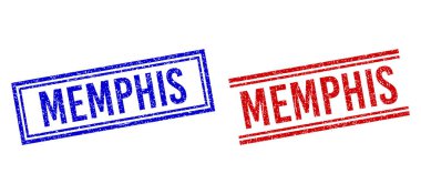 Kederli Kalıplı MEMPhis Damgaları Çift Çizgili