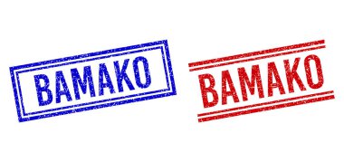 Çift Çizgili Tehlike Kalıplı BAMAKO Damgaları