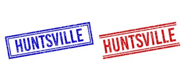 Çizilmiş Kalıplı HUNTSVILLE Çift Çizgili Mühür