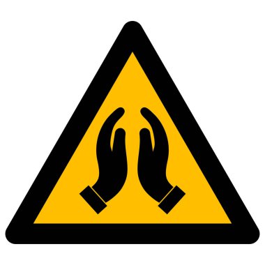 Dua Uyarı Vektörü Simgesi Düz Çizim