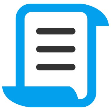 Sayfa Kaydırma Vektörü Simgesi Düz Çizim