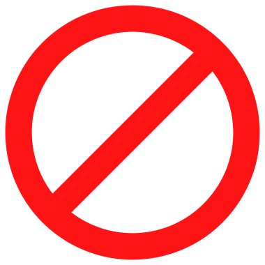 Vektör Simgesi Düz Resmini Durdur