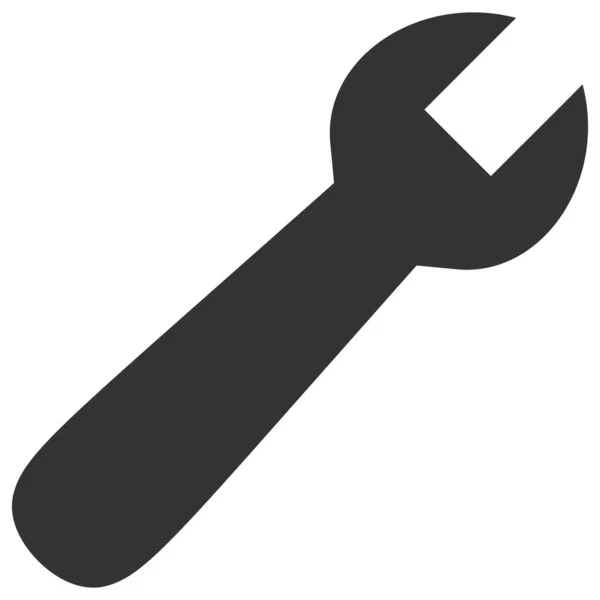 Wrench Vector Icon Flat Illustration — Stockvector