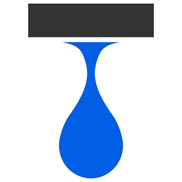 Drip goccia vettoriale icona piatto illustrazione — Vettoriale Stock