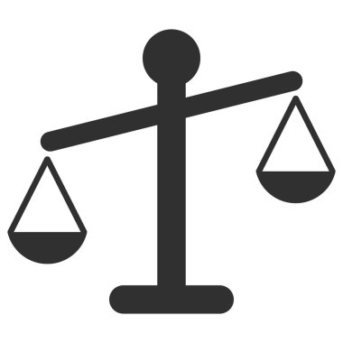 Ağırlık Dengesizliği Vektör Simgesi Düzleştirmesi