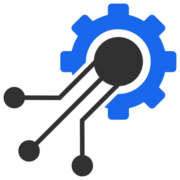 Sensor Cog Vector Icon flache Illustration — Stockvektor