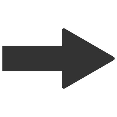 Ok Yön Raster Simge Düz Çizim